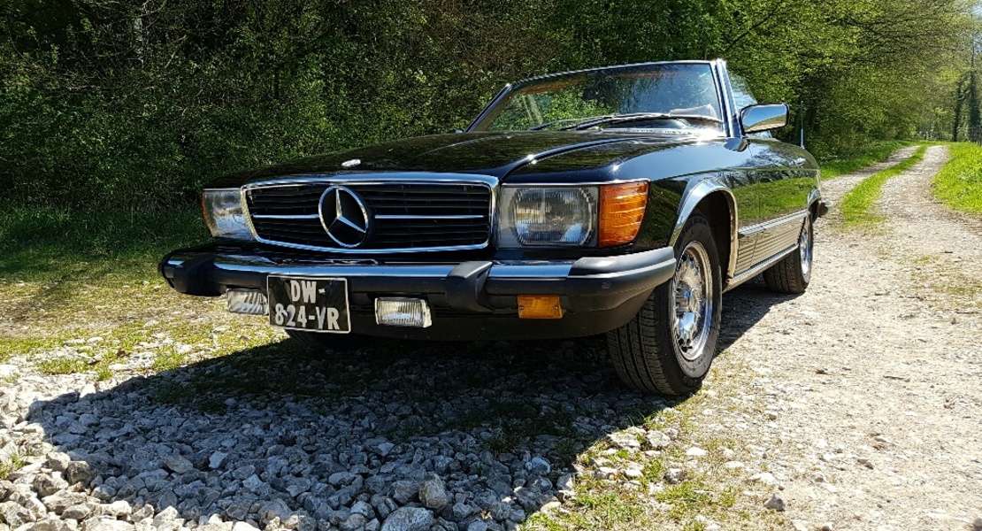 Location De Mercedes Sl 450 R107 1980 A Vesoul 699 Roadstr