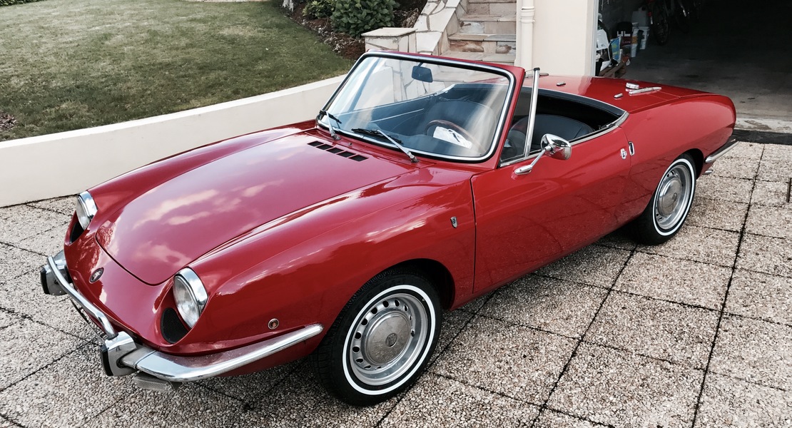 Location De Fiat 850 Sport Spider 1972 A Pornic 741 Roadstr