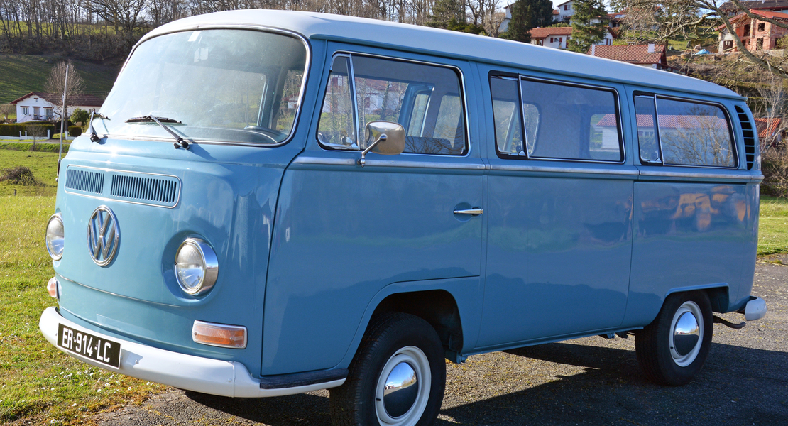 Van volkswagen bleu clearance